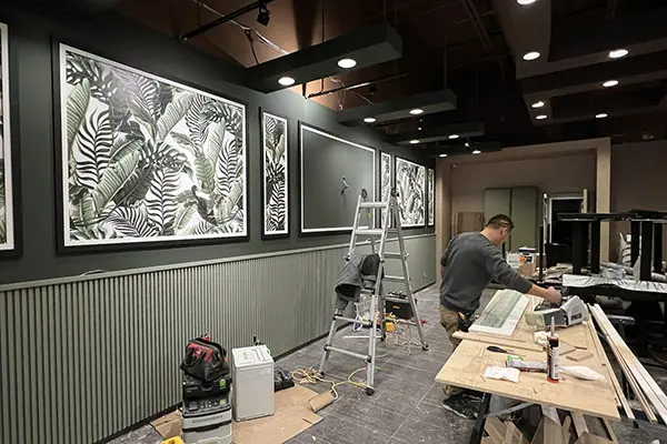 contractors on commercial site